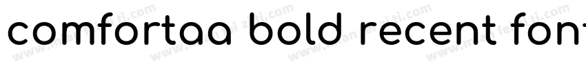 comfortaa bold recent fonts字体转换